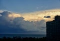 Storm Clouds Over Lake Michigan #2 Royalty Free Stock Photo