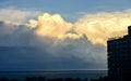 Storm Clouds Over Lake Michigan #1 Royalty Free Stock Photo