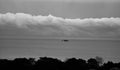 Storm Clouds Over Lake Michigan Royalty Free Stock Photo