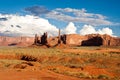 Storm Clouds over Monument Valley Royalty Free Stock Photo