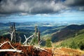 Storm clouds over mountains Royalty Free Stock Photo