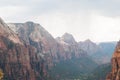 Storm clouds over mountains, Mt. Zion National Park St. George, UT Royalty Free Stock Photo