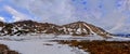 Independence pass view with storm clouds. Royalty Free Stock Photo