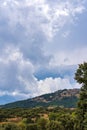 Storm clouds over mountains Royalty Free Stock Photo