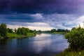 Storm Clouds Over The River
