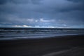 storm clouds over sea Royalty Free Stock Photo