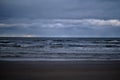 storm clouds over sea Royalty Free Stock Photo