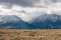 Storm Clouds Over the Tetons Royalty Free Stock Photo