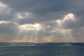 Storm clouds over Torbay, Devon Royalty Free Stock Photo