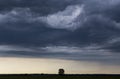Storm Clouds Prairie Sky Royalty Free Stock Photo