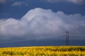 Storm Clouds Prairie Sky Royalty Free Stock Photo