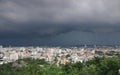 Storm clouds and rain Royalty Free Stock Photo