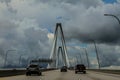 Storm Clouds on the Ravenel Bridge, Charleston, SC. Royalty Free Stock Photo