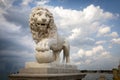 Bridge of Lion in the Clouds Royalty Free Stock Photo