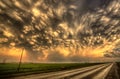 Storm Clouds Saskatchewan Royalty Free Stock Photo