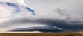 Storm clouds from a supercell thunderstorm in Kansas Royalty Free Stock Photo