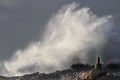 Storm on the coast Royalty Free Stock Photo