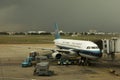 Storm coming at Ho Chi Minh airport