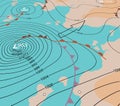 Storm depression chart