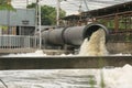 Storm Drain Outflow stormwater, water, drainage Royalty Free Stock Photo