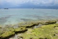 The storm is gathering over the tropical island Royalty Free Stock Photo