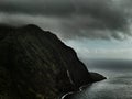 Storm Gathers over Cliffs in the Azores