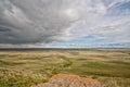 Storm at Head Smashed In Buffalo Jump Royalty Free Stock Photo