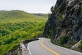 Storm King Highway along the Hudson River, in Cornwall-On-Hudson, New York