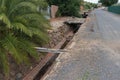 Storm Lane drain 1862 is a stone rubble drain with a brick base. It moves stormwater to the larger drain in Heales Street and