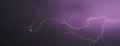 Storm and lightning at night II., abstract Royalty Free Stock Photo