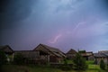 Storm with lightnings over Podlasie