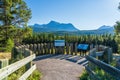 Storm Mountain Viewpoint, Bow Valley Parkway, Banff National Park Royalty Free Stock Photo