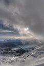 Storm moving in over the alps