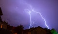 storm in the night Royalty Free Stock Photo