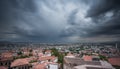 Storm over Ankara Royalty Free Stock Photo