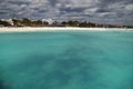 Storm beach Cozumel Mexico Royalty Free Stock Photo
