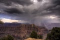 Storm Over Grand Canyon Royalty Free Stock Photo