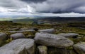 Storm over Kinder Reservoir Royalty Free Stock Photo