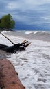 Storm over lake Superior Royalty Free Stock Photo