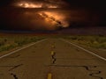 Dark Desert Highway Storm