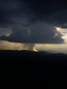 Storm over the mountains of Caldas Royalty Free Stock Photo