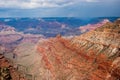 Storm over the North Rim of the Grand Canyon Royalty Free Stock Photo