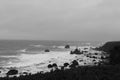 Shelter cove, California. stormy weather Royalty Free Stock Photo