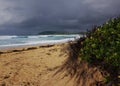 Storm over shelly beach on the New South wales Central coast.