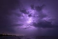 Storm over Surfers Paradise, Gold Coast Australia Royalty Free Stock Photo