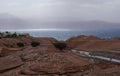 Storm on the Red sea and wadi Shahamon, Eilat