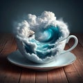 A storm and rough seas in a teacup