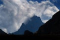 Storm on Rugged Mountains