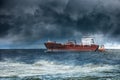 Storm at sea Royalty Free Stock Photo