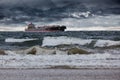 Storm at sea Royalty Free Stock Photo